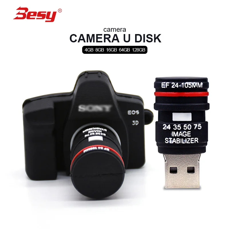 USB 2,0 флеш-накопитель камера SLR usb флеш-накопитель диско мини-ноутбук 4 ГБ 8 ГБ Флешка 16 ГБ 32 ГБ 64 ГБ 128 Гб карта памяти подарок для фото