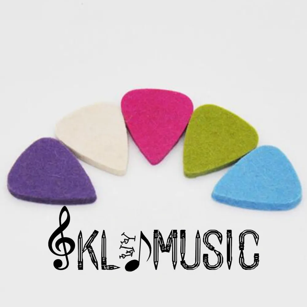 Professional Wool Felt Material Guitar Pick Bass Guitar Plectrum Ukulele Felt Picksin Guitar