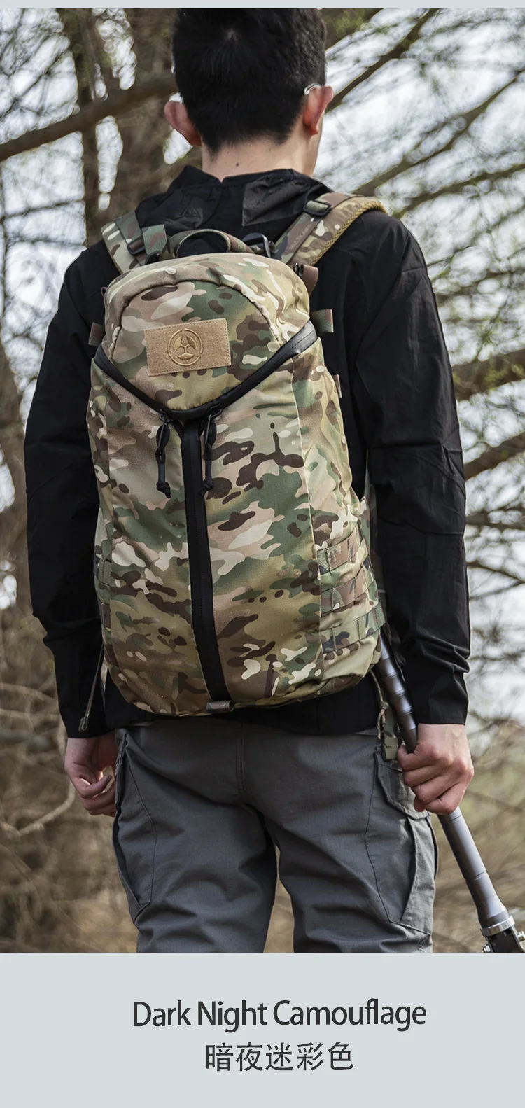 Ventilador do Exército Treinamento de Equitação ao ar Resistente à Água Bolsa de Ombro Multi-função Tático Mochila Masculino Feminino Livre Escalada Camo Militar 9 Mochilas escal.