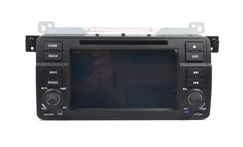 Top SilverStrong Android9.0 1DIN E46 Car DVD IPS Panel for BMW E46 DVD M3 Rover AutoRadio E46 Android 2GB 16GB Mirroring Link 2