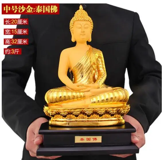 

New Resin Tathagata Buddha statue Western Apostolic Buddhacrafts creative decoration