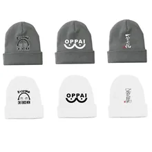 One Punch Man OPPAI аниме Skullies шапки вязаные шапочки зимние теплые шапки для мужчин женщин мальчиков девочек подарок эластичный