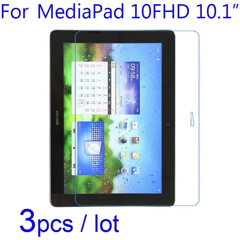 

3pcs/lot Tablet Screen Protectors for Huawei MediaPad 10FHD 10 Link 10.1" Soft Clear/Matte/Nano Explosion-Proof Protective Films