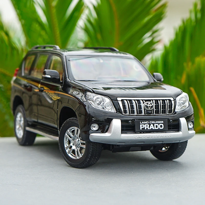 1/18 литая модель автомобиля SUV Toyota Land Cruiser Prado черная с оригинальной коробкой бесплатные игрушки для доставки подарки