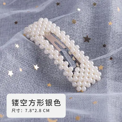 AOMU Япония Корея винтажная хрустальная жемчужина ручной работы Металлические Заколки головные уборы для женщин шпильки заколки для волос Свадебные аксессуары для волос - Цвет: G 8 CM