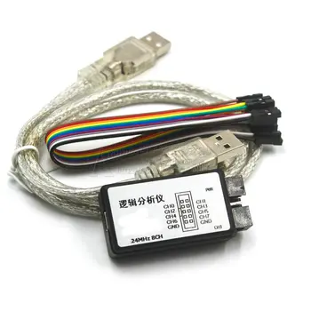 

USB Logic Analyzer Single Chip Microcomputer ARM FPGA Debugging Tool 24M Sampling 8 Channels