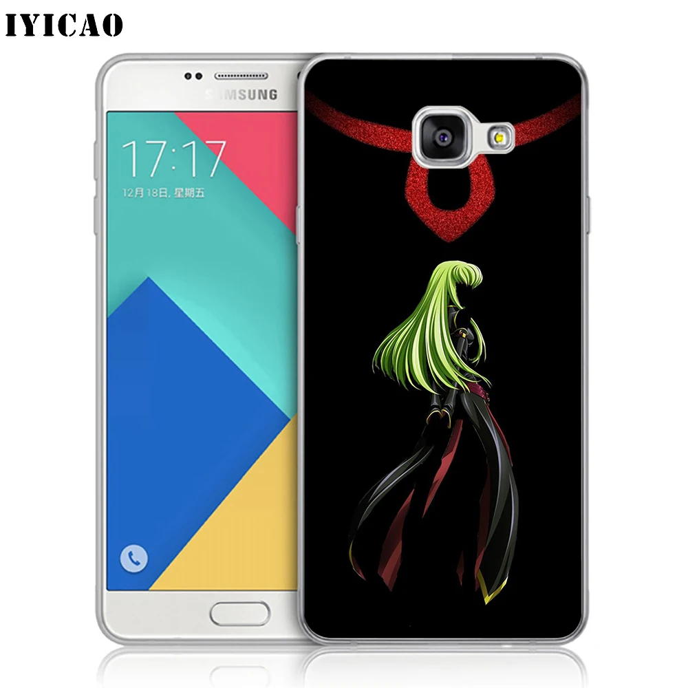 IYICAO код Geass логотип мягкий силиконовый чехол для телефона Samsung A10 A30 A40 A50 A70 M10 M20 M30 TPU
