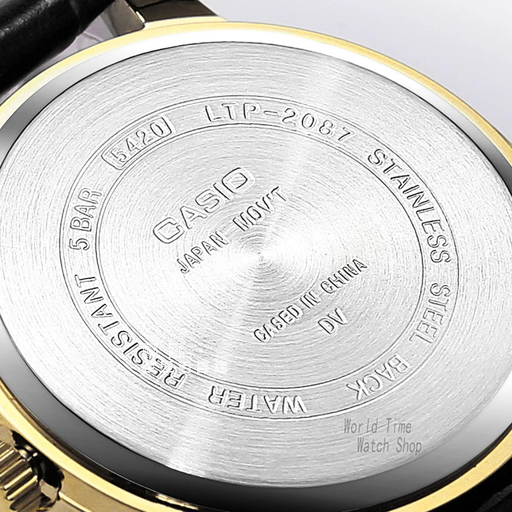 Casio watch Fashion Business Three Waterproof Steel Ladies LTP-2087GL-1A