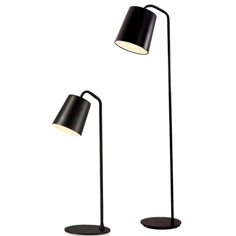 

Modern Simple Floor Lamp yellow black white color floor light Living Room reading bedroom office table lamp free shippping