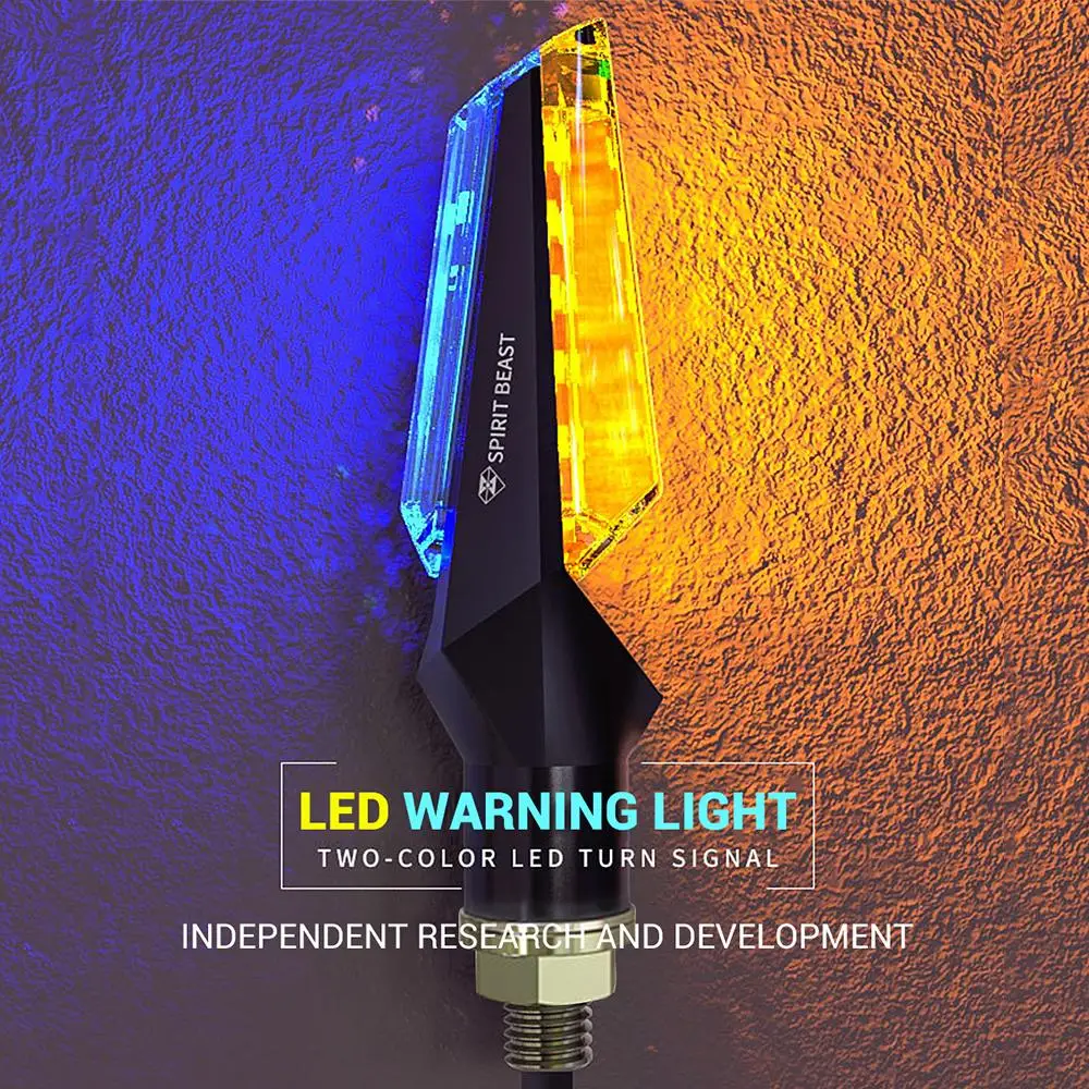 

SPIRIT BEAST Motorcycle Signal Lights Steering Lights Modified Accessories LED Turn Signal Scooter Riding Motorcycle Lights Lamp