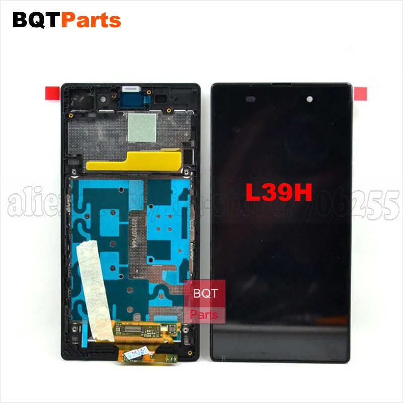 

New LCD Display Touch Screen Digitizer with Frame Assembly for Sony Xperia Z1 L39h C6902 C6903 Screen 100% Guarantee