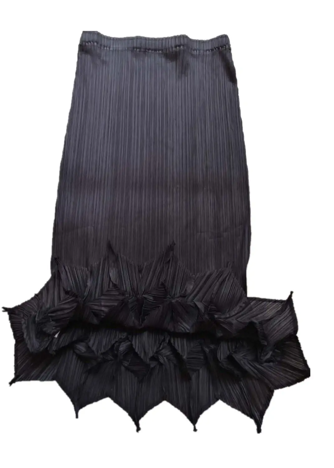 

2019 new temperament pleated ruffled fashion skirt free shipping