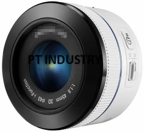 

Original NX 45mm 2D/3D F/1.8 Lens (White) For Samsung NX1 NX30 NX300m NX300 NX500