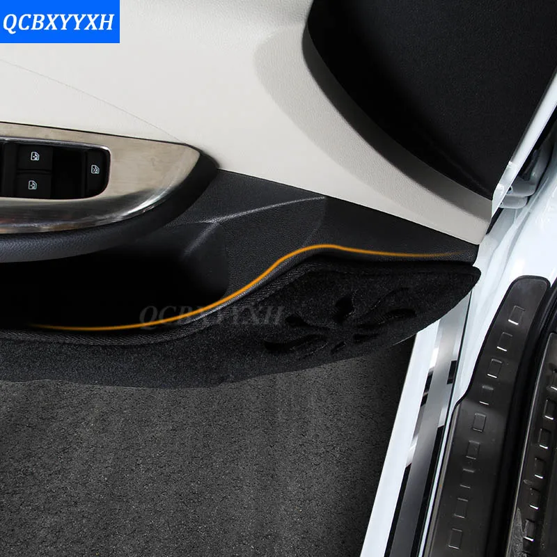 Автомобильный Стайлинг протектор боковой край защита колодки Защита анти-удар двери коврики чехол для Mitsubishi Outlander 2013