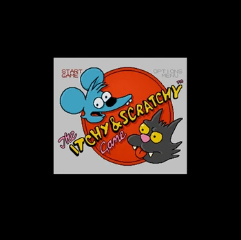 

Itchy & Scratchy Game NTSC Version 16 Bit 46 Pin Big Gray Game Card For USA Game Players