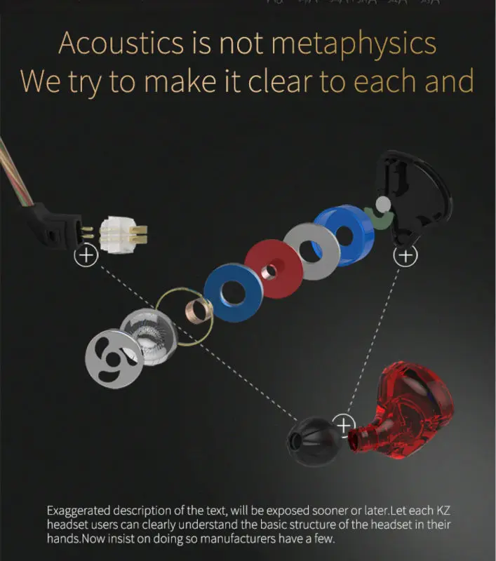 Earphone KZ ED12 headphone (37)