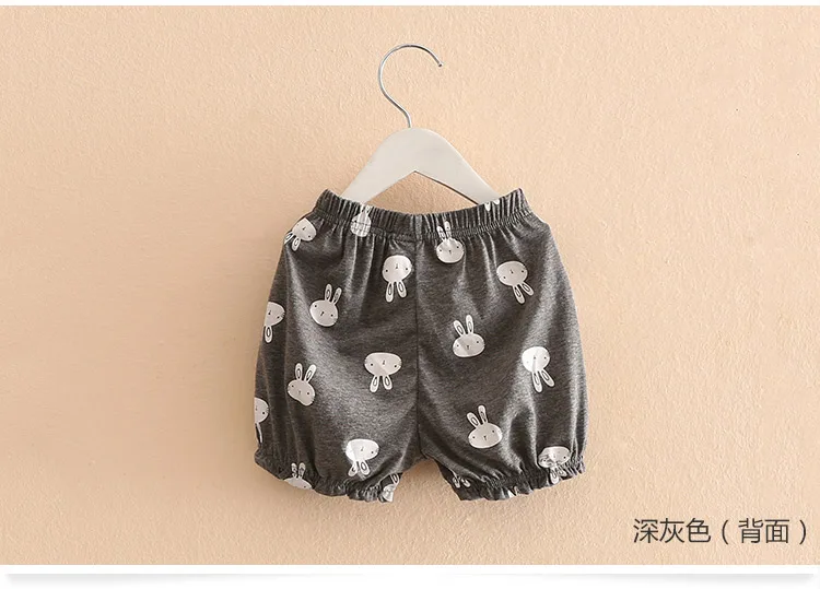 2018 Summer Casual 2-10 Years Old Children Kids Korean Style Fashion Cotton Rabbit Print Lantern Sports Beach Shorts Girl Baby  (4)