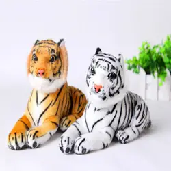 Kawaii милые 25 см Моделирование игрушка «Тигр» плюшевые небольшой кулон плюшевые игрушки подарки для детей Рождественский подарок Прямая