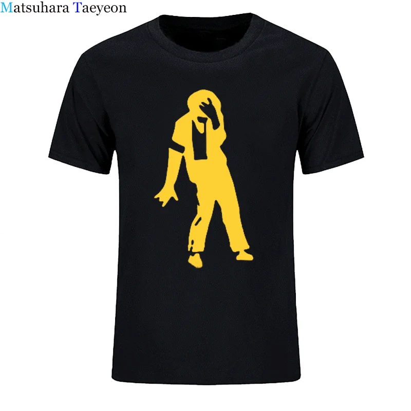 T-shirt musical superstar Men Michael Jackson Summer Style Cotton Short Sleeve T Shirt Funny Tee Mans Clothing t shirt Brand