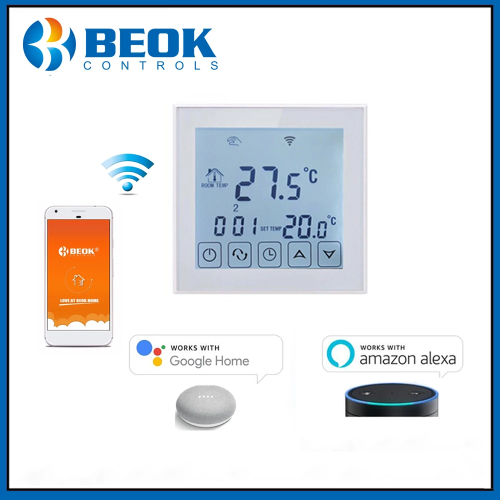 Beok Smart WIFI Floor Thermostat for Electric