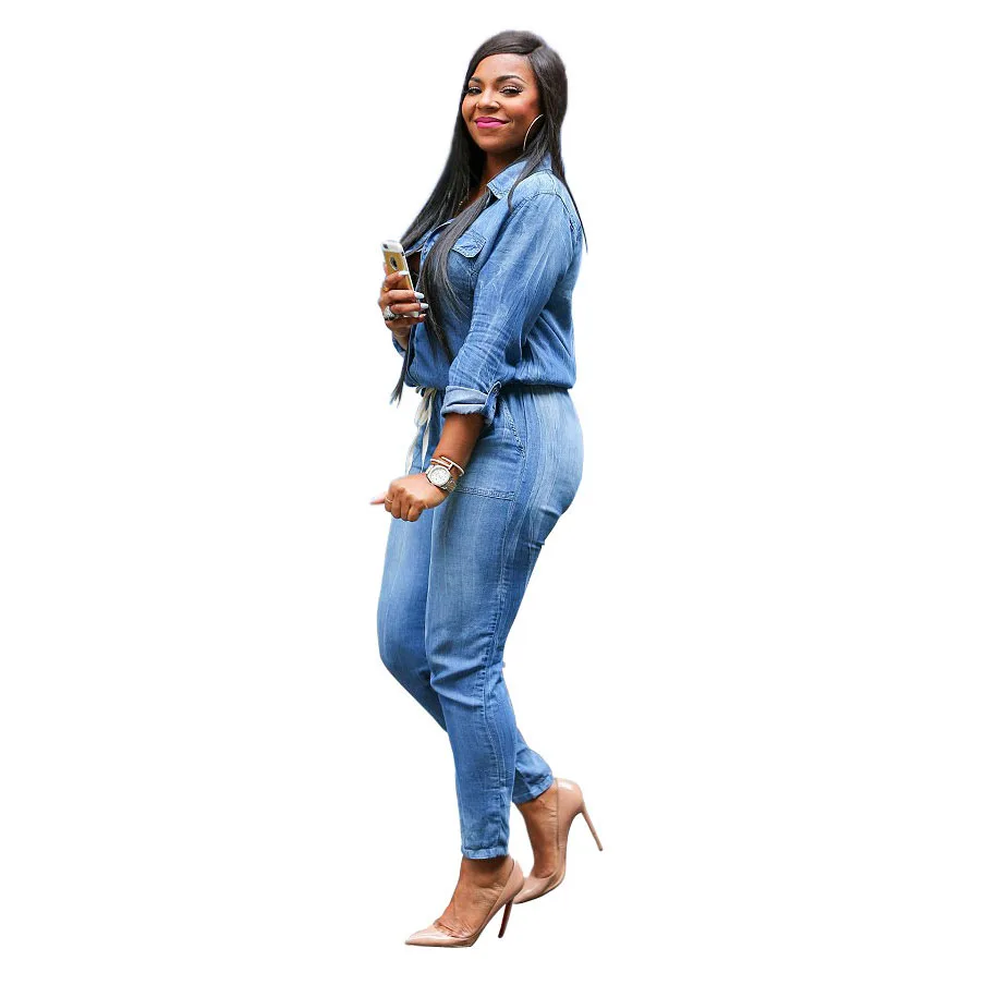 women jean jumpsuits and rompers 2017 fashion