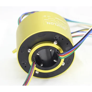 

MOFLON slip ring with hole through bore slipring hole diameter38.1mmxOD99mm 6 wires 10A electric slip ring MT3899