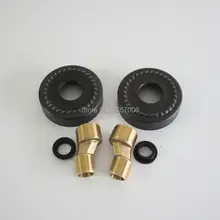 Новое с бесплатной доставкой Скидка цветочный дизайн угловой клапан для ванной душ кран Замена Античный Черный Бронзовый изгиб угловой GI1321