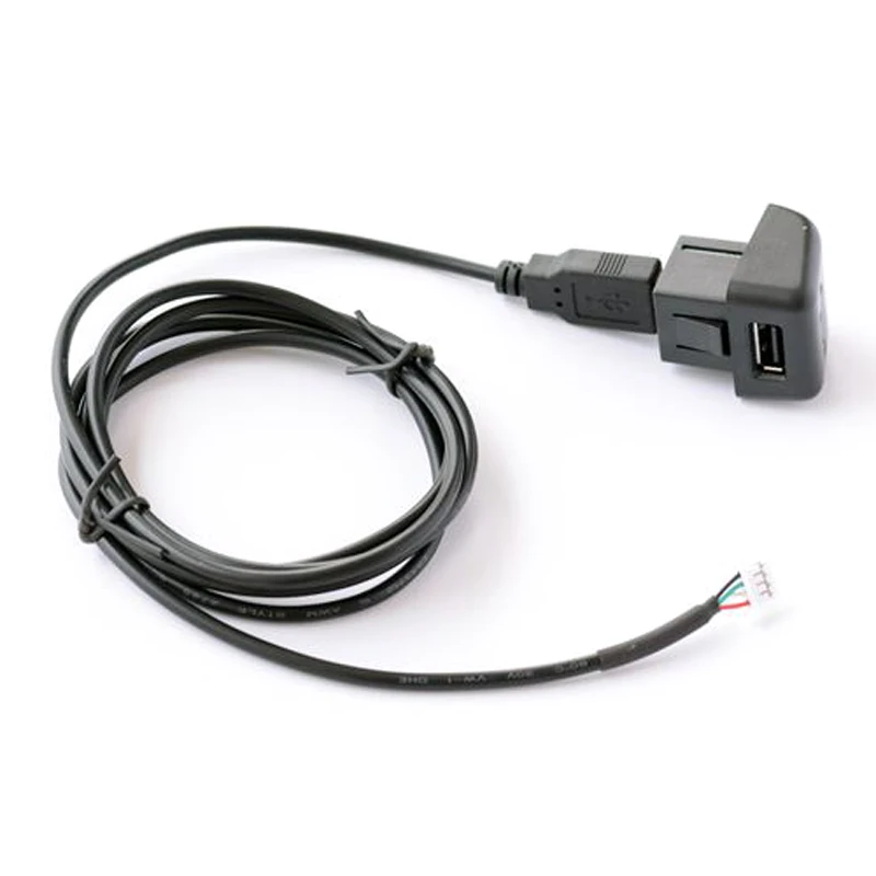 Biurlink автомобильный стерео прикуриватель Замена AUX USB кабель и интерфейс переключатель для peugeot Citroen RD9 RD43 RD45 - Название цвета: AUX and Socket