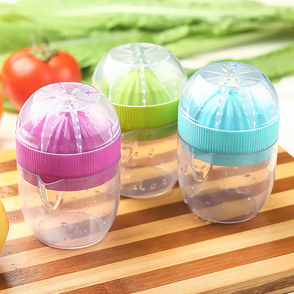 125ML Fruit Juicer Cup Mini Portable Manual Juicer Fruit Orange Lemon