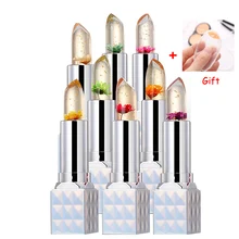 Hot Magic Temperature Change Color Moisturizer Full Lips Balm labial Transparent Flower Jelly Baby Lips Lipstick