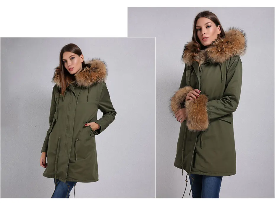 Hooded fur parka (2)