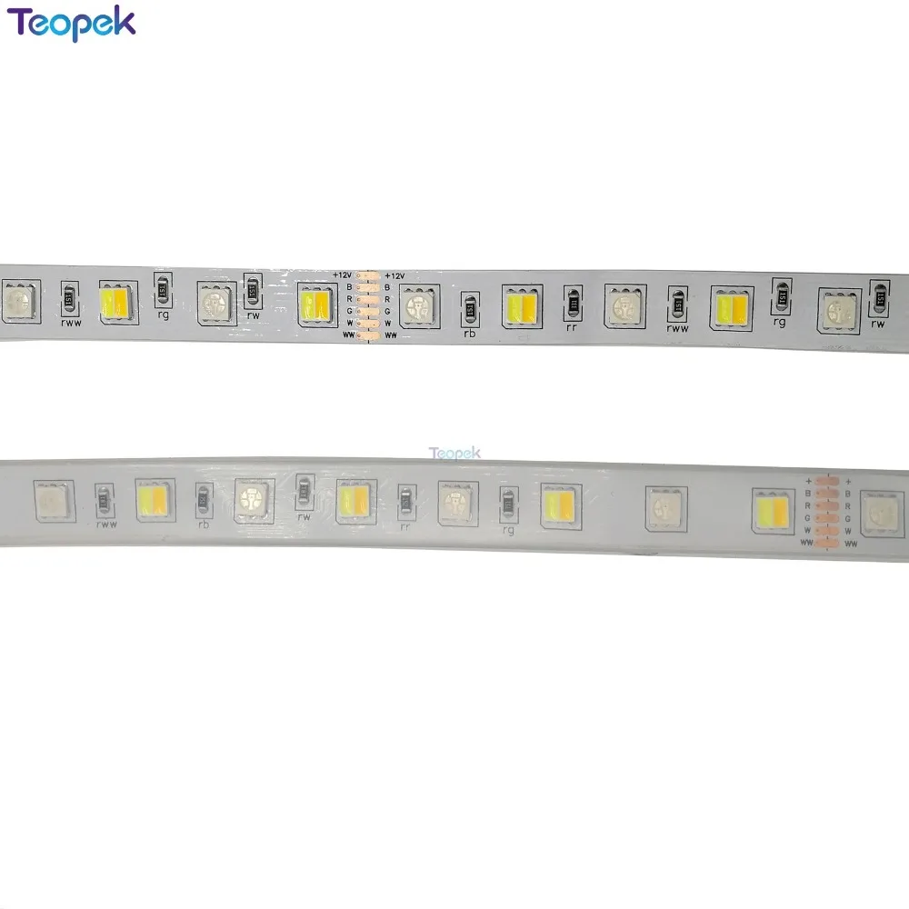 5 м 5050 RGB CCT светодиодный светильник RGB+ двойная белая светодиодная лента e праздничное украшение светодиодный светильник s 12 В/24 В 12 мм PCB