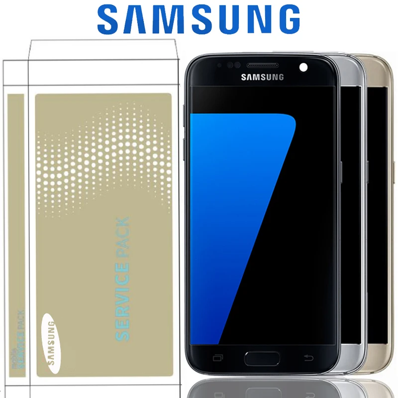 5,1 ''сменный для samsung Galaxy S7 G930 G930F G930FD SM-G930F ЖК-дисплей с сенсорным экраном дигитайзер Ремонт