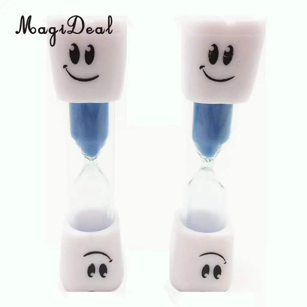 Tooth Brushing Timer Hourglass Sandglass Glass Lovely Smile Sand Egg Timers Kitchen Tool Office Decor Games Playing Novelty Gift