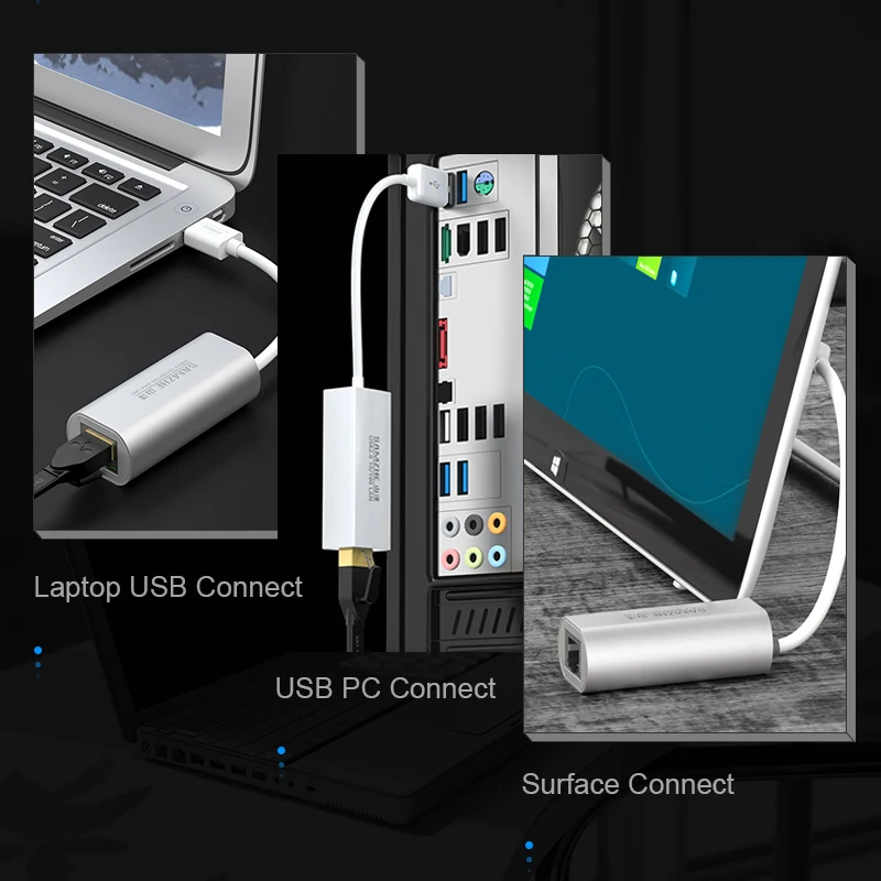 SAMZHE USB в Ethernet адаптер USB 3,0 2,0 в RJ45 Lan сетевая карта для ноутбука Android Mac iOS Apple компьютер XiaoMi устройства