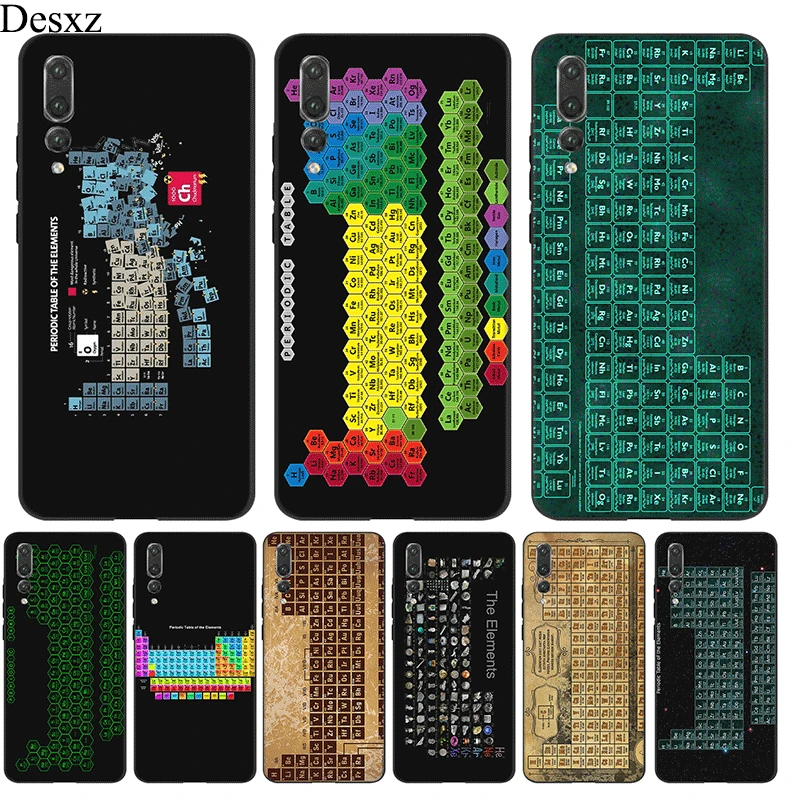 

Phone Case Cover Chemistry Periodic-table Science For Huawei P8 P9 P10 P20 P Smart Lite Pro MINI 2015 2016 2017 Protection