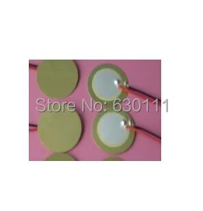 

20PCS X 20mm Piezo Ceramic Element with cable 15CM free shipping D20