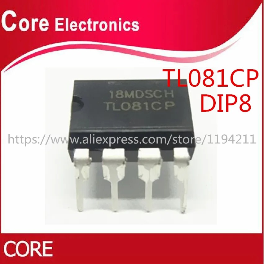 500 шт. TL081CP DIP8 новый и оригинальный IC | Электронные компоненты принадлежности