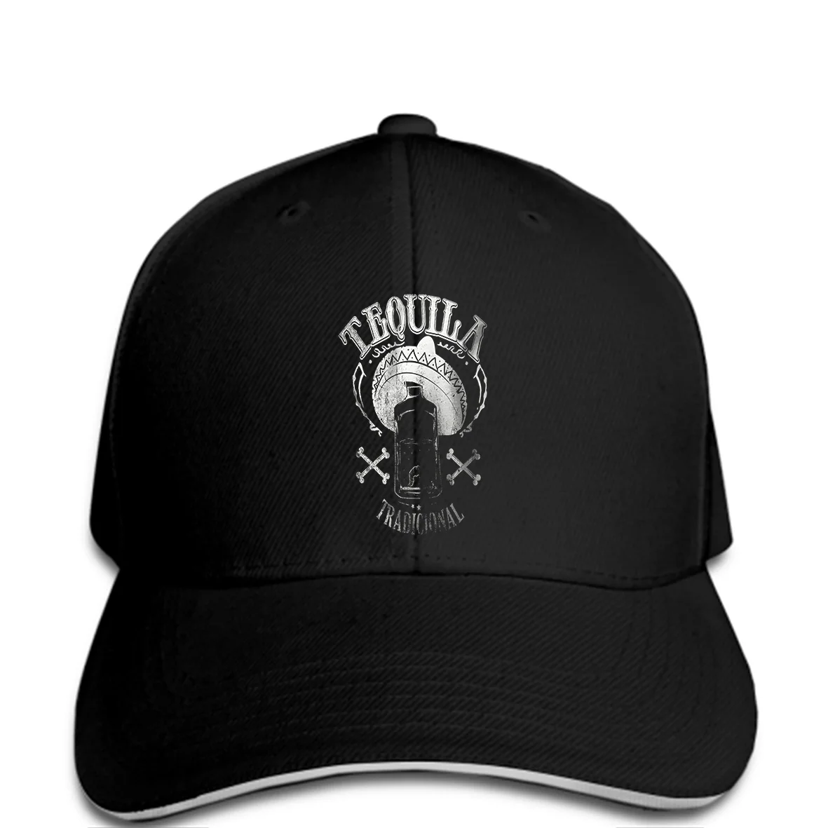 Baseball cap Tequila Traditional Mexican Fun Men Men Hat Blackin Men's