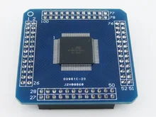 Free shipping 5PCS ATxmega128A-AU XMEGA AVR development board core board minimum system board