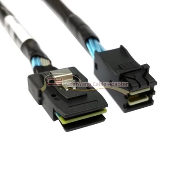 

10pcs/Internal Mini SAS SFF-8087 to mini sas High Density HD SFF-8643 data Server hard disk raid Cable 50cm