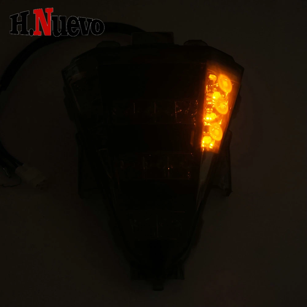 For Yamaha R15 Motorcycle LED Flasher Taillight Rear Tail Turn Signals Brake Stop Running Lights Indicator Blinker Signal Light (1)