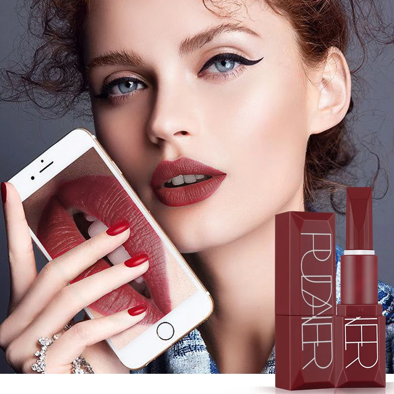 Матовая водостойкая помада Pudaier стойкая красная бархатная Помада Rouge a levre