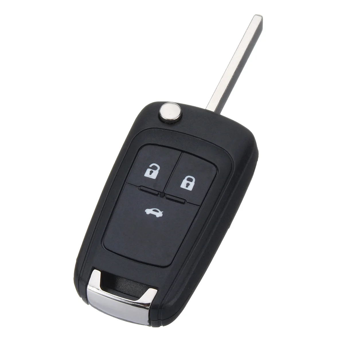 

3 Button Flip Folding Remote Key Fob Case shell & Blade For Chevrolet for Cruze Aveo 2011 2012