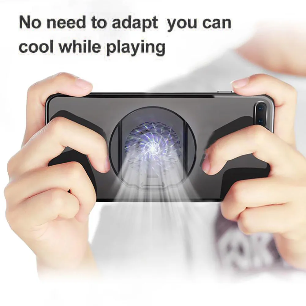 

Powstro Mobile Phone Radiator Phone Cooler Mobile Cooling Support Holder Bracket For IPhone Smart Phone Tablet Gamepad Cooler