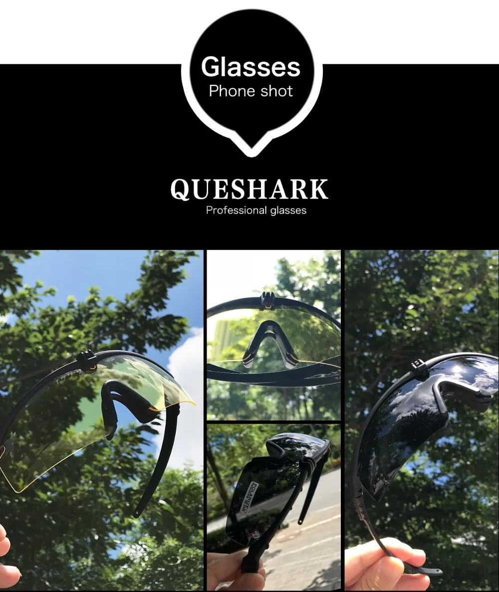 Queshark профессиональные военные поляризационные велосипедные очки M тактические очки TR90 оправа армейская страйкбольная Защита для стрельбы