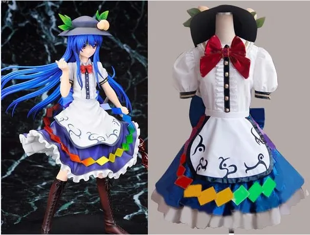 

Anime Scarlet Weather Rhapsody TouHou Project Cosplay Hinanai Tenshi Cos Halloween Party Man Woman Cosplay Costume