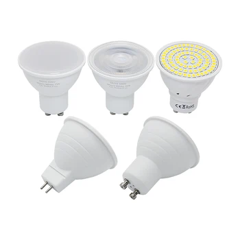 

10pcs GU10 MR16 LED Spotlight 2W 3W 4W 5W 7W LED Light Bulb 2835 AC 220V LED Energy Saving Lighting Lamp Home Lighitng