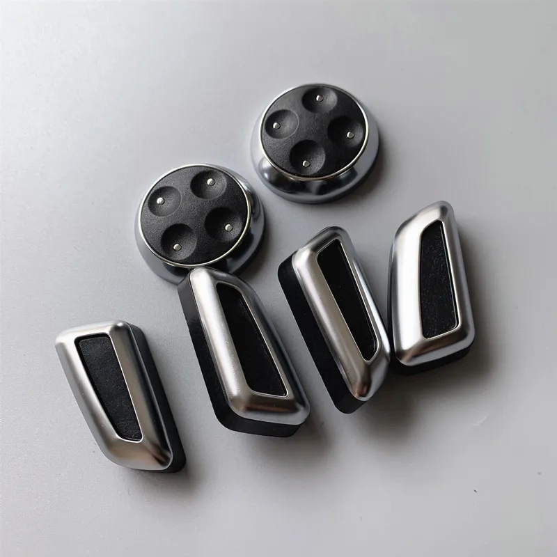 

For Audi A3 A4 A5 A6 Q3 Q5 /VW /Tiguan New 6pcs/lot Chromed Seat Adjustment Switch Cover Trims