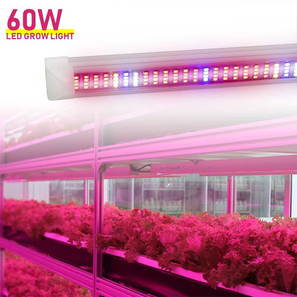 5 шт./лот, Интегрированный Светодиодный светильник 30 Вт 45 Вт 60 Вт, полный спектр, Светодиодная лента для растений, гидропонная система, теплица, Цветочная лампа
